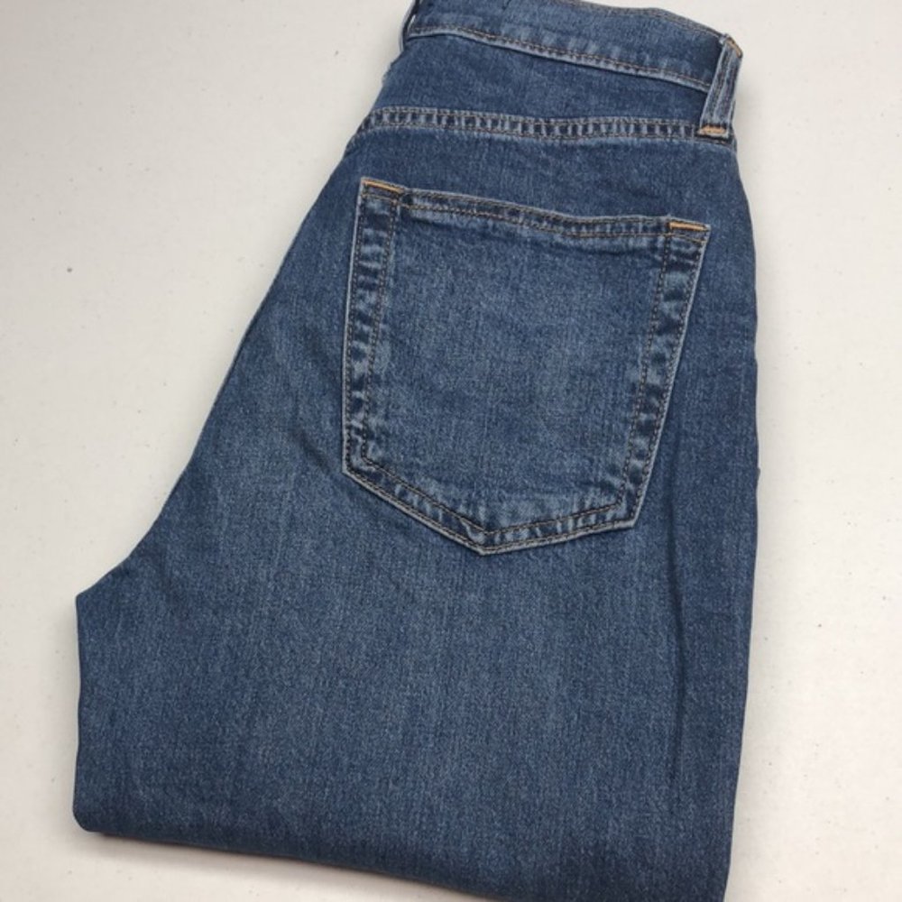 VINTAGE GAP HIGH-RISE LOOSE STRAIGHT JEANS 0/25x30 99% COTTON 😎